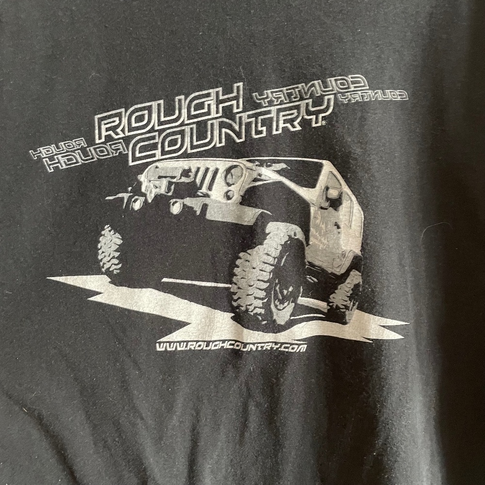 Rough Country t-shirt, black, size xl